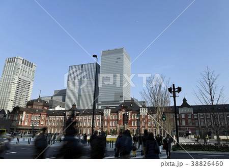 日本の東京都市景観 東京駅丸の内駅前広場リニューアル。関連P検索は東京駅前リニューアル風景写真 日本の東京都市景観 東京駅丸の内駅前広場リニューアル。関連P検索は東京駅前リニューアル風景写真 38826460