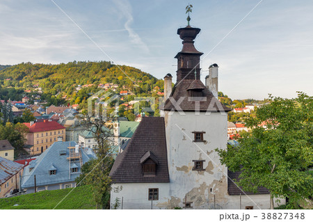Banska Stiavnica townscape in Slovakia. Banska Stiavnica townscape in Slovakia. 38827348