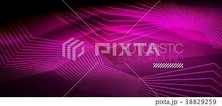 Straight neon lines 38829259