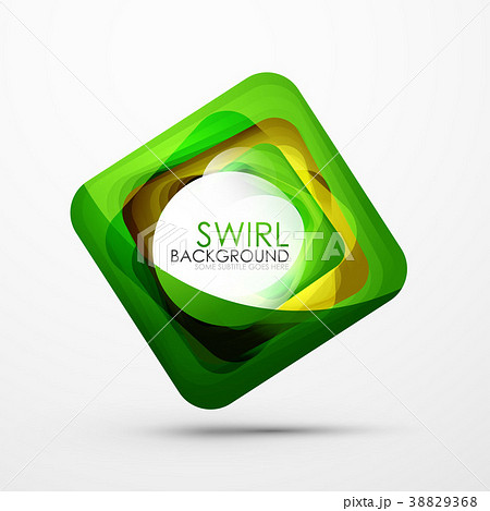 Square swirl abstract bannerのイラスト素材 [38829368] - PIXTA