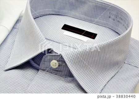 新品のワイシャツ　襟元 38830440