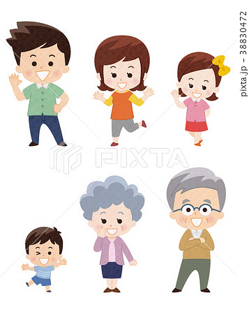 仲良し6人家族 38830472