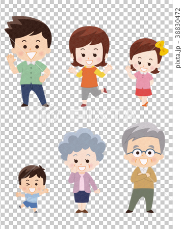 仲良し6人家族 38830472