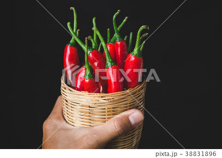 Red chillies on the old wood Red chillies on the old wood 38831896