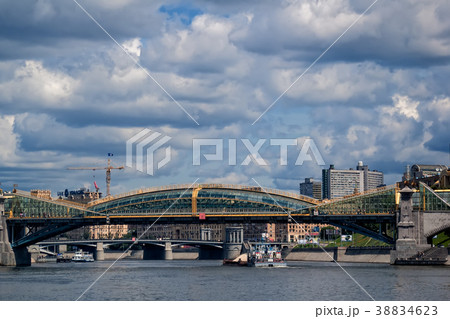 Pushkin Bridge. Gorky Park. Moscow. Russia Pushkin Bridge. Gorky Park. Moscow. Russia 38834623