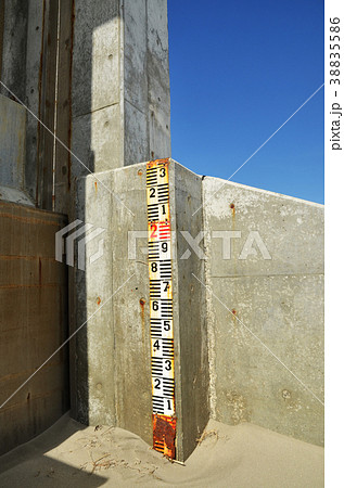 水門 潮位計 水門 潮位計 38835586