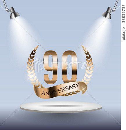 Template Logo 90 Years Anniversary Vector 38835757