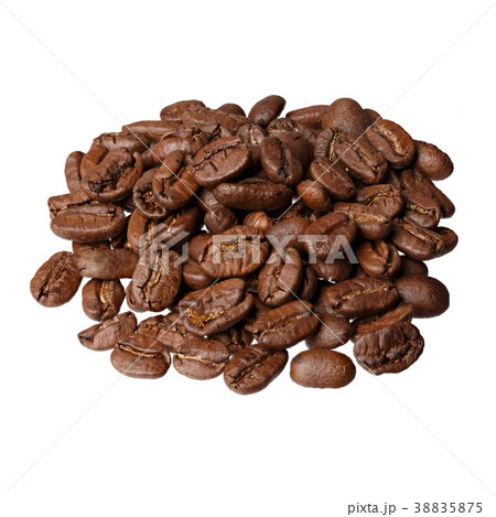 Maragogype Colombia gourmet coffee on white 38835875