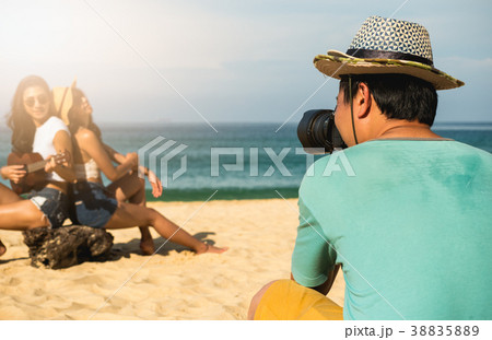 Photographers are photographing a lesbian couple Photographers are photographing a lesbian couple 38835889