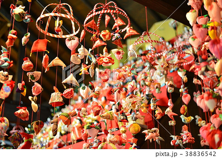 【伊豆稲取】雛のつるし飾り 【伊豆稲取】雛のつるし飾り 38836542
