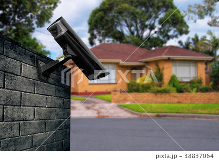 Security camera with the house 38837064