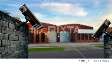 Security camera with the warehouse Security camera with the warehouse 38837065