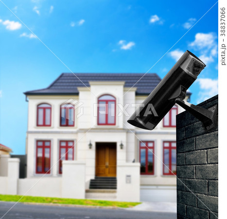 Security camera with the house 38837066