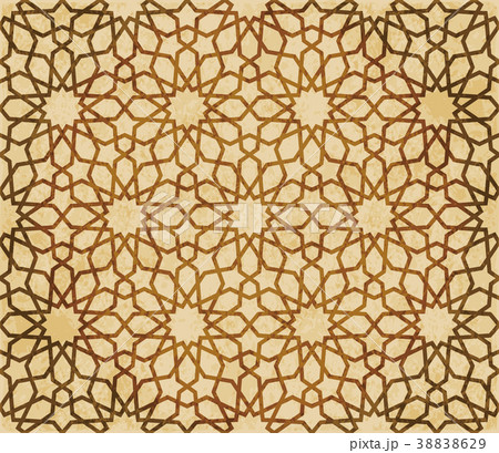 Retro brown Islam seamless geometry pattern Retro brown Islam seamless geometry pattern 38838629