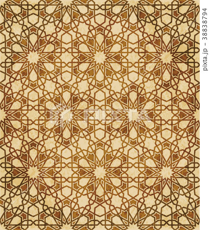 Retro brown Islam seamless geometry pattern Retro brown Islam seamless geometry pattern 38838794