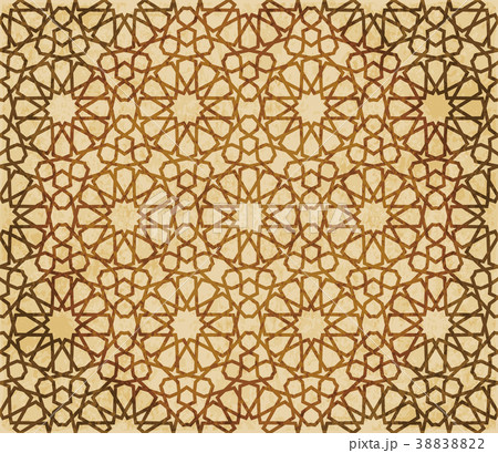 Retro brown Islam seamless geometry pattern Retro brown Islam seamless geometry pattern 38838822