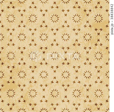 Retro brown Islam seamless geometry pattern 38838842