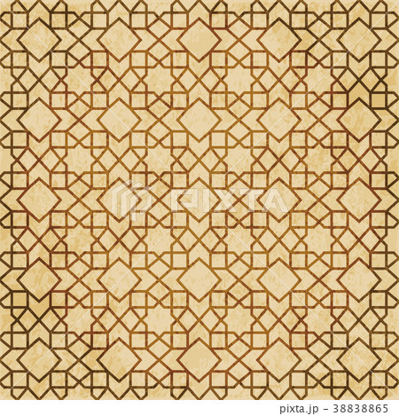 Retro brown Islam seamless geometry pattern Retro brown Islam seamless geometry pattern 38838865