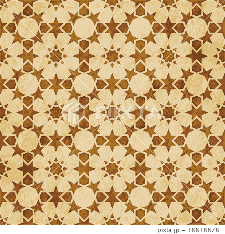 Retro brown Islam seamless geometry pattern Retro brown Islam seamless geometry pattern 38838878