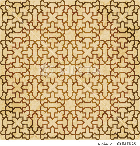 Retro brown Islam seamless geometry pattern Retro brown Islam seamless geometry pattern 38838910