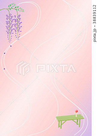 藤の花のフレーム 38839112