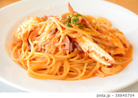 おいしいカニのパスタ 38840704