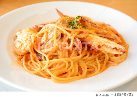 おいしいカニのパスタ 38840705