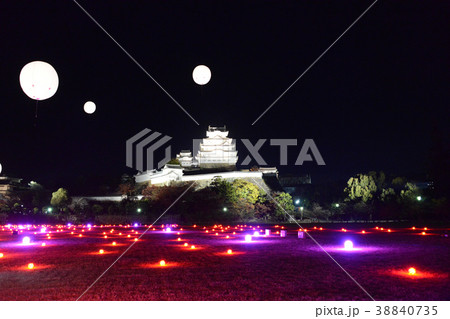 日本　姫路城ファンタジーイルミネーション 38840735