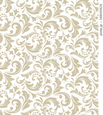 Wallpaper in the style of Baroque. A seamless  38840920