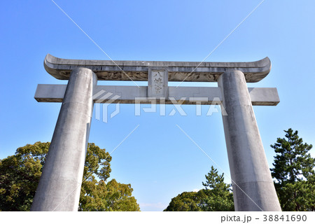 福岡市 筥崎宮大鳥居 福岡市 筥崎宮大鳥居 38841690