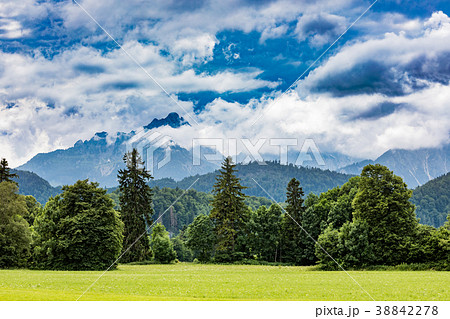 Beautiful natural landscape of the Alps. Beautiful natural landscape of the Alps. 38842278