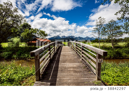 Beautiful natural landscape of the Alps. Beautiful natural landscape of the Alps. 38842297