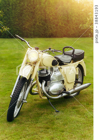 beautiful retro vintage motorbike 38843193