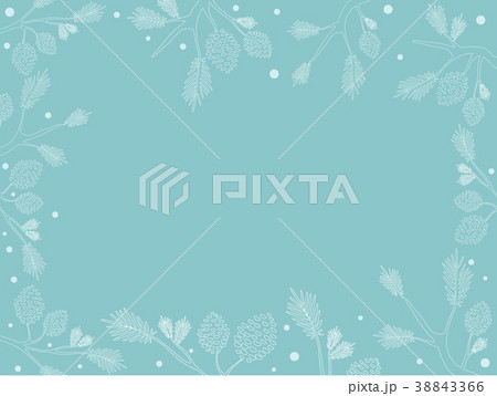 Pine Cone White Background Illustration 38843366