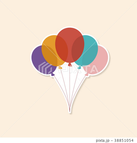 Vector illustration of Colorful Balloons Color Glo Vector illustration of Colorful Balloons Color Glo 38851054
