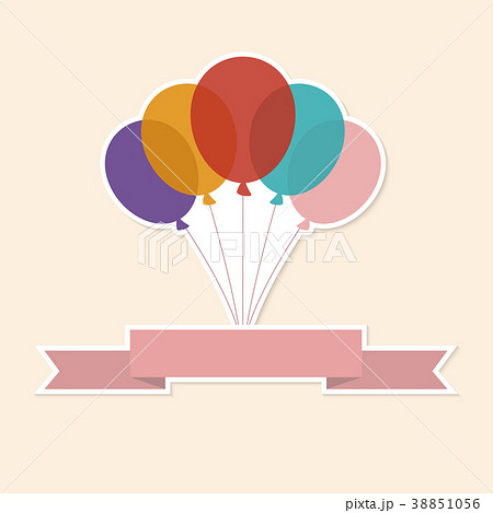 Vector illustration of Colorful Balloons Color Glo Vector illustration of Colorful Balloons Color Glo 38851056