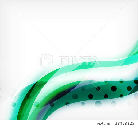 Vector colorful wavy stripe on white background Vector colorful wavy stripe on white background 38853225
