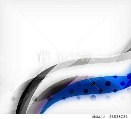 Vector colorful wavy stripe on white background Vector colorful wavy stripe on white background 38853281
