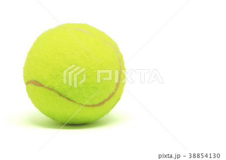 Single tennis ball isolated on white background 38854130