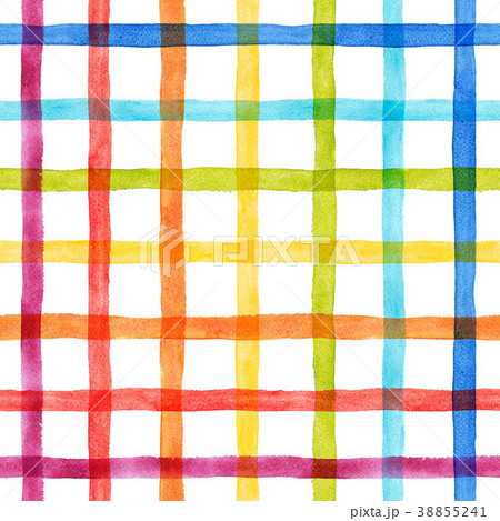 Watercolor rainbow stripes pattern Watercolor rainbow stripes pattern 38855241