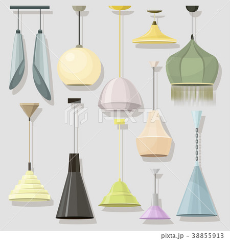 Lamps sign set for interior 38855913