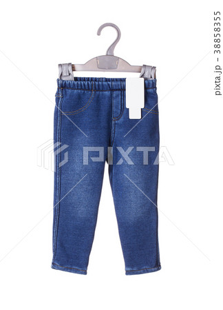 Childrens stretch jeans. Childrens stretch jeans. 38858355