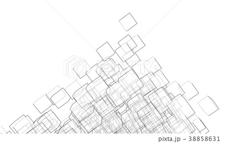Vector abstract boxes background Vector abstract boxes background 38858631