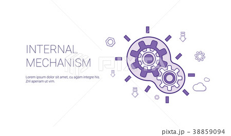 Internal Mechanism Template Web Banner With Copy 38859094