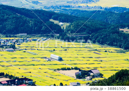 秋の農村風景 秋の農村風景 38861500