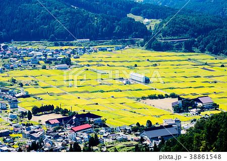 秋の農村風景 秋の農村風景 38861548