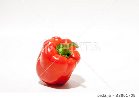 red pepper over white background 38861709