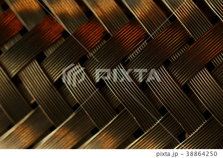 Macro view of gold fiber 38864250