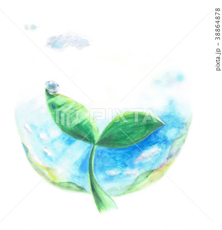 双葉　空　水滴　光 38864878