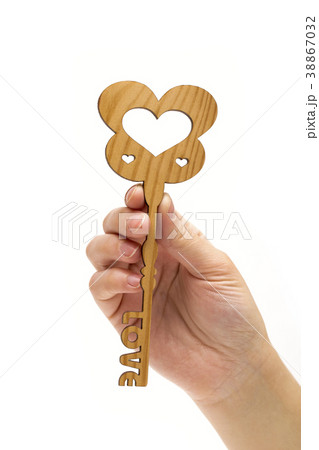 Love key on the white background 38867032